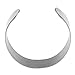 Jili Online Stainless Steel Unfinished Blank Bangle Setting Cuff Bracelet for Jewelry Making Craft - Silver, 2cm