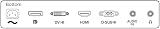 Philips 242S1AE 24 Inch FHD 75Hz IPS Monitor 4ms HDMI DP VGA Speakers Height view 5