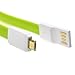 VOJO 4ft Tangle-Free Micro USB Cable [Green], High Speed USB 2.0 Male A to B Sync & Charging Cord for Android, External Battery Pack, Cameras and More