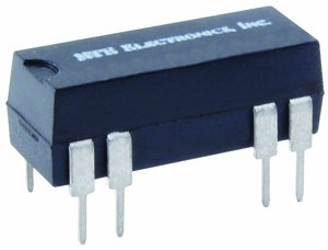 R57-2D.5-12D General Purpose Dual in Line Package DC Reed Relay with Internal Clamping Diode, DPST-NO, 0.5 AMP, 12 VDC