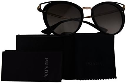 Prada Authentic Sunglasses PR66TS Black w/Grey Gradient Lens 1AB0A7 SPR66T PR 66TS SPR 66T (54mm)