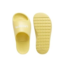 Lacoste Women's Serve Slide, Yellow, 9
