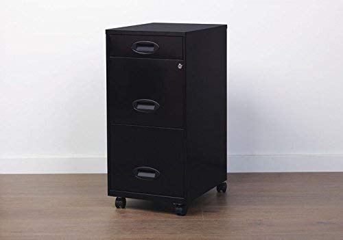 Lorell LLR17427 SOHO Mobile Cabinet, Black (Renewed) - Thumbnail 6