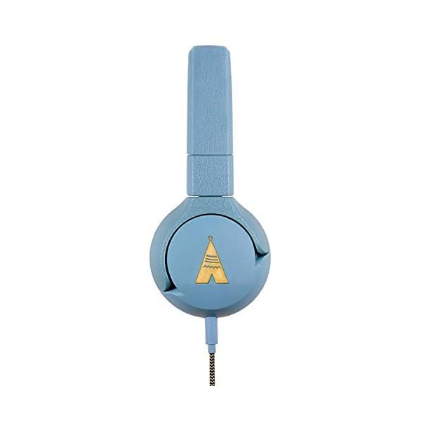POGS-Kids-Headphones-The-Elephant-Foldable-On-Ear-Headphones-with-volume-limited-for-Kids-Music-Sharing-Function-Aux-Cable-Blue POGS kids headphones | The Elephant | Foldable and robust headphones for kids from 3 years with volume control…