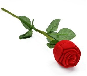 Cosmos Â® Red Rose Jewelry Gift Box Case for Ring Earring + Free Cosmos Cable Tie