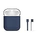 AirPods Case Protective, FRTMA AirPods Silicone Skin Case with Sport Strap Compatible with Apple AirPods (Midnight Blue)