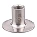 DERNORD Sanitary Female Threaded Pipe Fitting to 2 Inch TRI CLAMP OD 64mm Ferrule (Pipe Size: 1/2