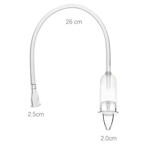 Deyace Baby Nasal Aspirator, Nose Cleaner and Booger Snot Sucker, Anti-Backflow Design, Food Grade Silicone Material, Helps Breathing, Sleeping, Silicone Tubes For Easy Use and clean