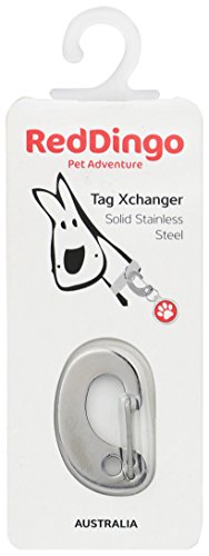 Red Dingo Tag Xchanger - Large - Silver
