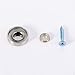 Mellewell 12 PCS Stainless Steel Screw Cover/Cap (Full Metal Construction 3/5