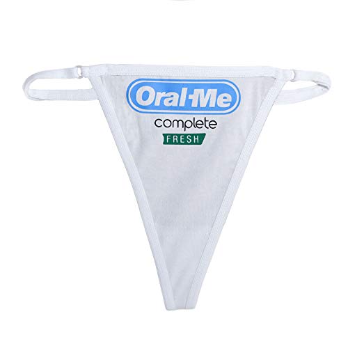 Ebsem ORAL ME Sexy Hipster Bikini Women's Funny Underwear Panties