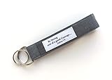 Keychain Wristlet - Be Strong and of a Good Courage - Bible Verse Organic Fabric Key Lanyard