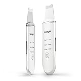 KINGA 2019 New Model Facial Cleansing Brush Skin Scrubber Facial Skin Spatula Comedones Extractor Blackhead Remover Pimple Cleanser Facial Dirty Exfoliator
