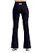 ODODOS Power Flex High Waist Boot-Cut Yoga Pants Tummy Control Workout Non See-Through Bootleg Yoga Pants,Navy,Largethumb 4