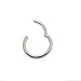 NewkeepsR 18G/16G/14G/12G/10G Black/Rose Gold/Rainbow/Gold Plated PVD Coated 316L Steel/G23 Titanium Septum Hinged Clicker Segment Nose Rings-6/7/8/9/10/11/12/14mm