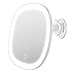 EASEHOLD Lighted Makeup Mirror, Rechargeable 7X Magnifying Vanity Mirror with Powerful Suction Cup, Touch Control Design Portable Hand Cosmetic Magnification Mirror for Tabletop Bathroom Travel primary