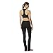 TLC Sport UK Women's Classic Sculpting Compression Fold Down/Fold Over Yoga Trousers Pants Black