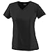 Augusta Sportswear Women's Standard Wicking t-Shirt, Black, Large