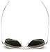 Randolph Aviator Square Sunglasses, 55, Matte Chrome, Bayonet, AGX Lenses