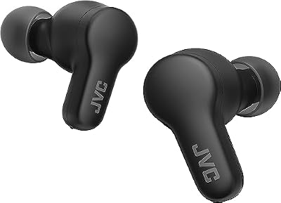 , Cuffie Bluetooth True Wireless HA-Z77T, Bluetooth 5.3, Resistenti agli Schizzi, Design Ergonomico, Cuffie Wireless con Batteria Fino a 24 ore, Ricarica Rapida, 3 Sound Mode Disponibili, Black