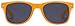 OWL Classic Vintage Smoke Lens Orange Frame Sunglasses Retro Style