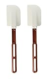 Vollrath 52010 High-Temp Silicone Spatulas, Set of 2 (10-Inch, NSF)