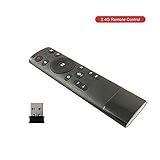 Blueyouth Air Mouse Remote Control - Q5 Bluetooth/2.4GHz WiFi Voice Remote Control Air Mouse with USB Receiver for Smart TV Android Box