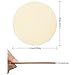 Blisstime 36 PCS 4 Inch Unfinished Wood Circles Round Slices with Sanding Sponge Wood Drink Coasters for Painting, Writing, diy Supplies, Engraving and Carving, Home Decorations
