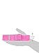 Prestige Medical Cotton Gait Belt with Metal Buckle, Hot Pink