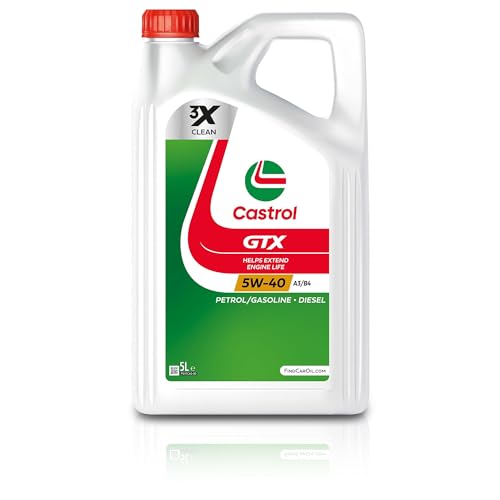 Castrol GTX 5W-40 A3/B4 Engine Oil, 5L