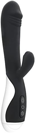 Luoli Waterproof Therapeutic Wand Massager for Muscle Aches and Sports Recovery, Vibrator with 16 Multi-Speed Vibrations and Intensity Sensor (Black117)
