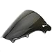 Zero Gravity Double Bubble Windscreen Dark Smoke for Honda CBR600RR 07-11