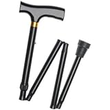 Medical Adjustable Folding Walker Cane Walking Stick Grab Handle for Men and Women