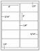 200 Label Outfitters 4” x 2” Printable Metallic Silver Foil Laser Permanent Adhesive Labels – 20 Sheets