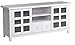 Convenience Concepts Newport Park Lane 1 Drawer TV Stand with Storage Cabinets and Shelves for TVs up to 65 Inches, White