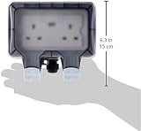 EnerJ Smart Outdoor 13A IP55 2 Gang Socket with USB WiFi Control view 10
