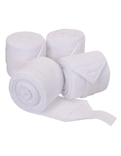Tough-1 Miniature Horse Polo Wraps White
