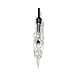 Tiikii Engraving Needles 1RL Sterilized Disposable Eyebrow Tattoo Needle for Nouveau Rotary Machine Gun 10PCS