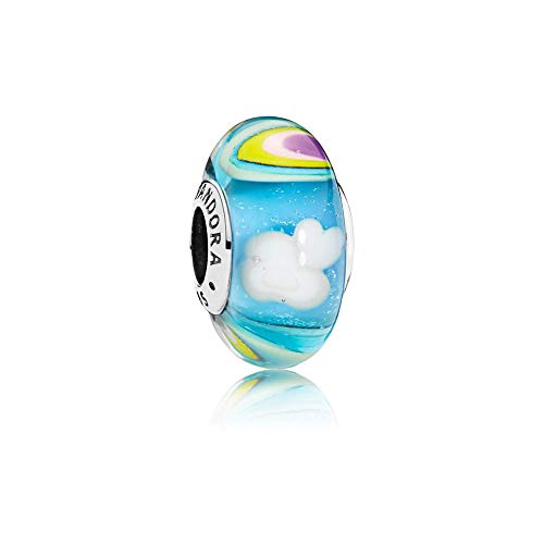 PANDORA Iridescent Rainbow Glass Charm, 797013