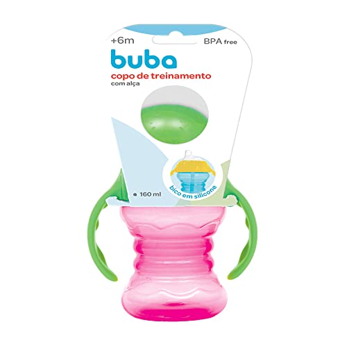 Copo de Treinamento com Alça Buba, Rosa