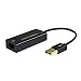 USB Network Adapter, CableCreation USB 2.0 to 10/100 RJ45 Ethernet LAN Cable Compatible with Windows 10/8.8/8/ 7, mac OS X, Black