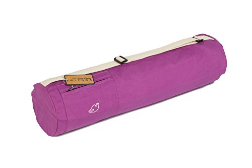 Blue Dove Yoga Cochin Yoga Mat Bag Made from Organic Cotton (Lilac)
