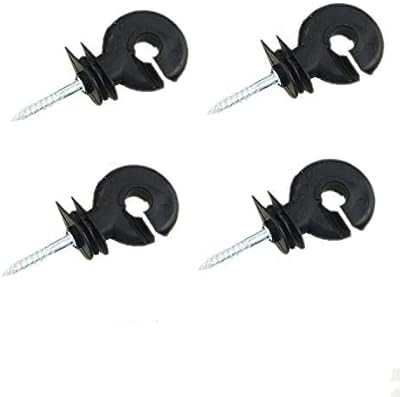 KATSU Electric Fence Ring Insulators 50 Pack Screw-in Ring Insulators
