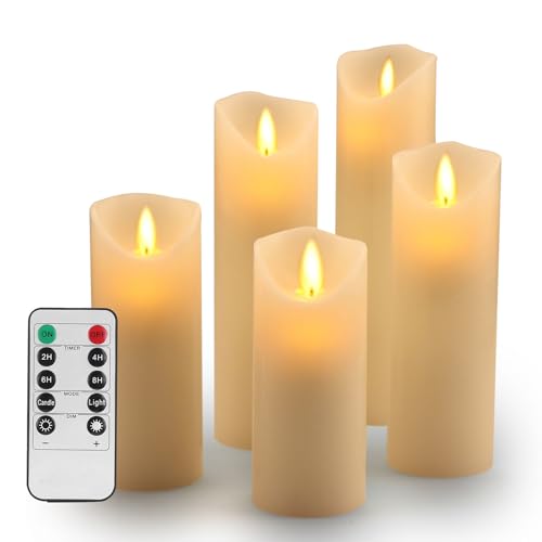 Vinkor Flameless Candles Battery Operated Candles Set Decorative