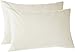 Amazon Brand – Pinzon 170-Gram Flannel Cotton Pillowcases, Set of 2, Standard, Cream