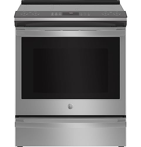 GE Profile PHS930YPFS 30 Smart Slide In Electric Front Control Induction and Convection Range with 5.3 cu. ft. Capacity Glide Touch Controls Wi-Fi Connect Stainless Steel