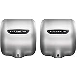 Excel Dryer XLERATOR XL-SB 1.1N High Speed Commercial Hand Dryer, Brushed Stainless Cover, Automatic Sensor, Surface Mounted,