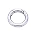 Stainless Steel Round Necklace Enhancer Shortener Ring Spring Clasp Connector 20mm