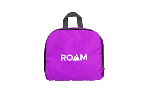 Roam Packable Backpack - Lightweight Foldable Daypack Water-Resistant, 25L, Durable Tear-Resistant Nylon Weave - Daypack for Travel, Hiking, Backpacking, Camping, Outdoors, Beach, (Purple) - Thumbnail 6