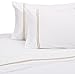 Amazon Brand – Pinzon 400-Thread-Count Egyptian Cotton Sateen Hotel Stitch Sheet Set - Queen, Taupe